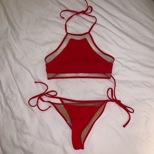 ASOS Bikini w/ Mesh Detail